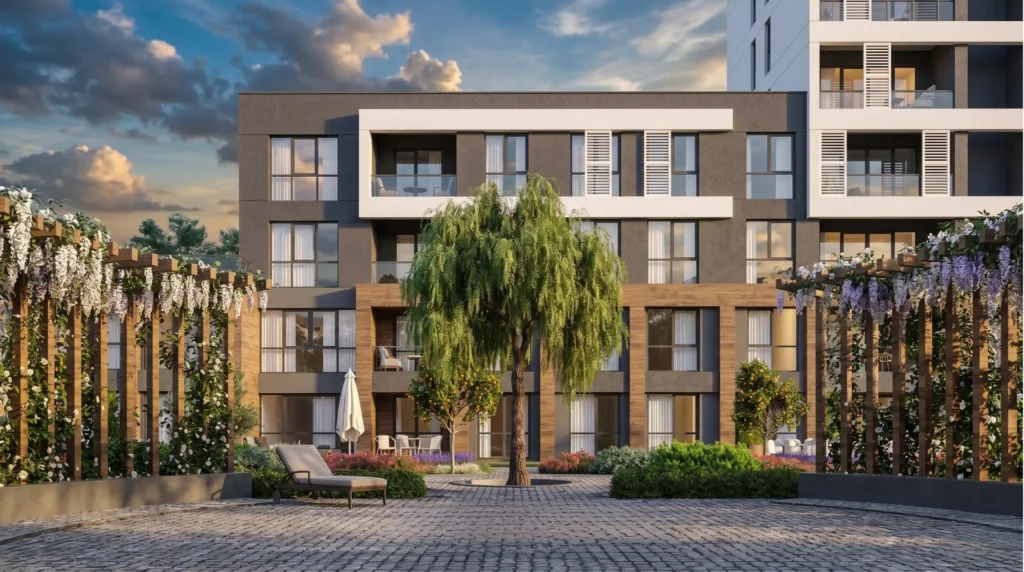 Erengül Konakları Yenişehir modern apartman blokları görünümü